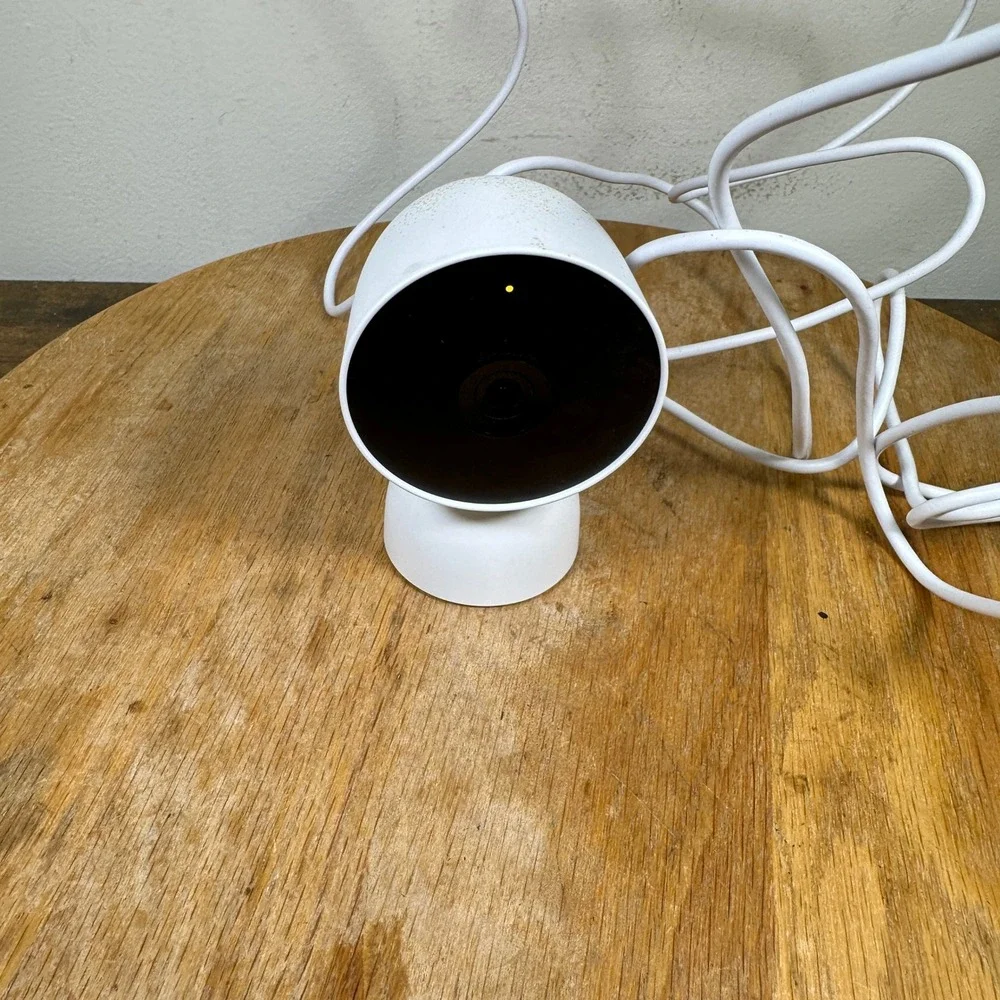 Google Nest Cam Indoor Wired 2nd Gen Smart Security Camera White GJQ9T